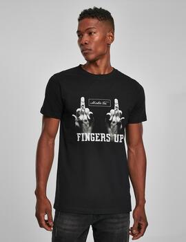 Camiseta MISTER TEE  FINGERS UP - Black