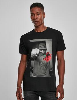 Camiseta MISTER TEE  PISTOL ROSE - Black