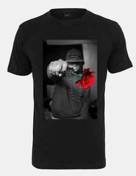 Camiseta MISTER TEE  PISTOL ROSE - Black