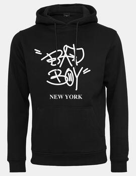 Sudadera MISTER TEE Capucha BAD BOY NEW YORK- Black