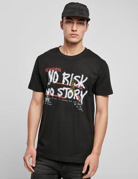 Camiseta MISTER TEE  NO RISK NO STORY - Black