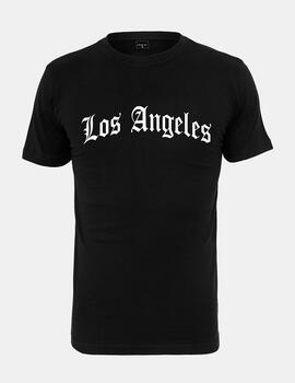 Camiseta MISTER TEE LOS ANGELES WORDING - Black