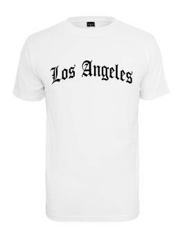 Camiseta MISTER TEE LOS ANGELES WORDING - White