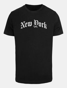 Camiseta MISTER TEE NEW YORK WORDING - Black