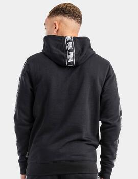 Sudadera Capucha Lonsdale SCOUSBURGH - Black/White