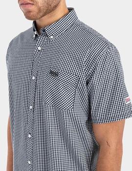 Camisa Lonsdale BRIXWORTH - Black/White