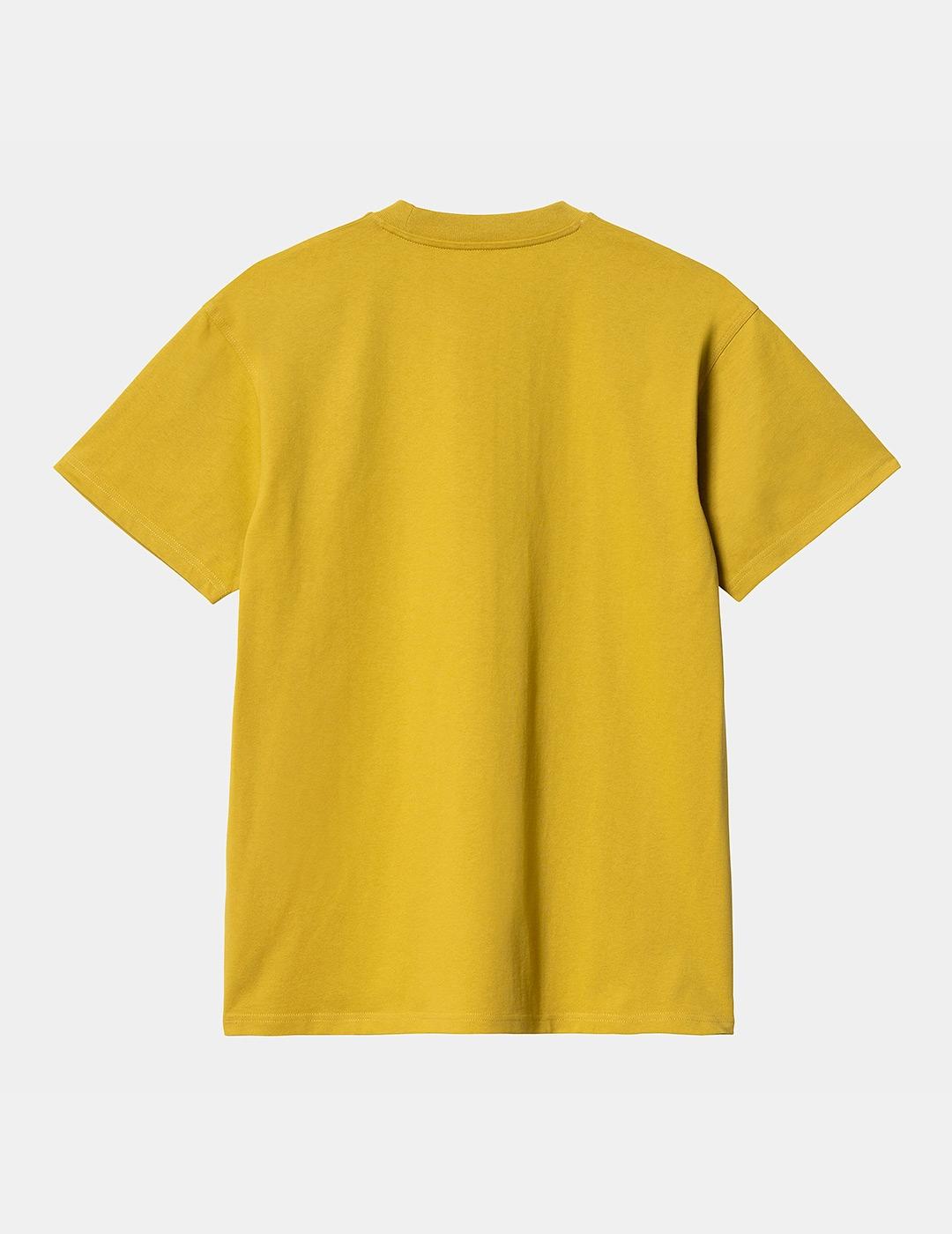 Camiseta CARHARTT AMERICAN SCRIPT - Golden Olive