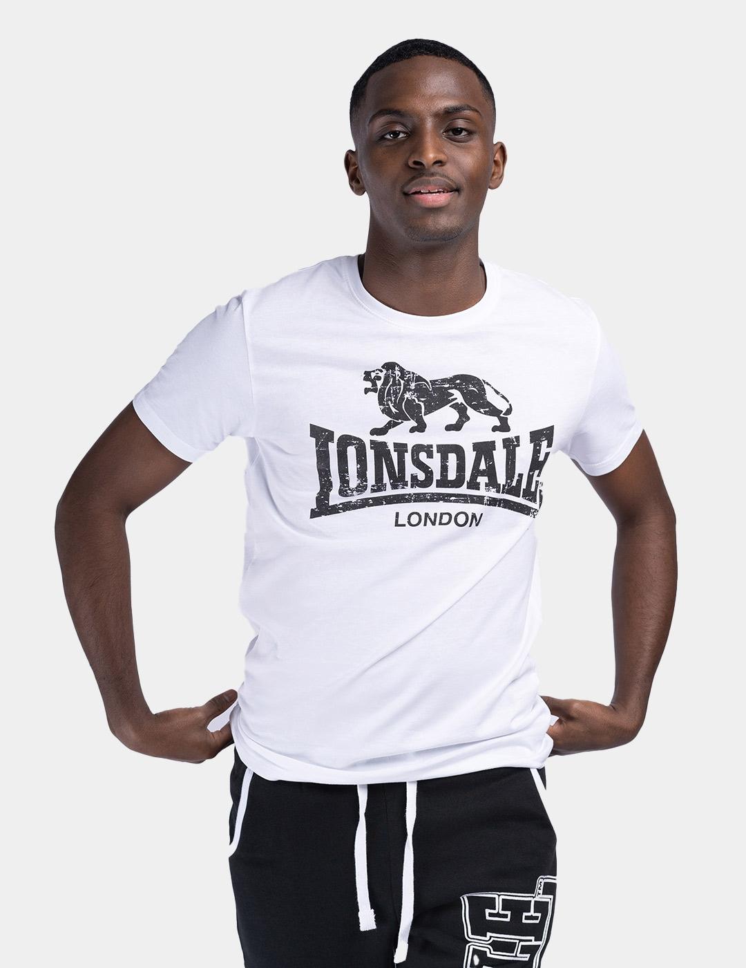 Camiseta LONSDALE SILVERHILL - White/Black