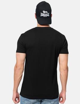 Camiseta Lonsdale SILVERHILL - Black/White