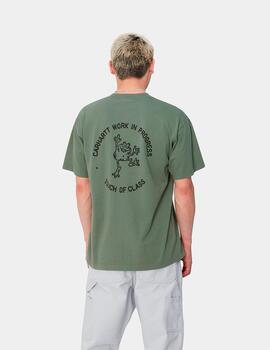 Camiseta CARHARTT STAMP - Duck Green / Black Stone