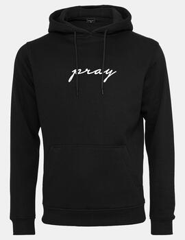 Sudadera MISTER TEE Capucha PRAY EMB - Black