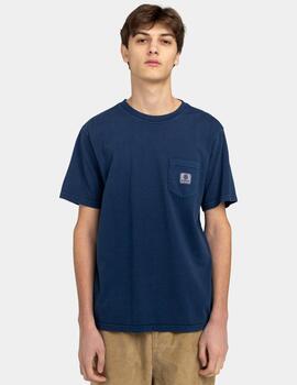 Camiseta ELEMENT BASIC POCKET PIGMENT - Naval Academy