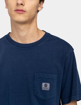 Camiseta ELEMENT BASIC POCKET PIGMENT - Naval Academy