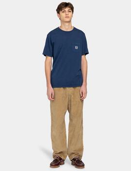 Camiseta ELEMENT BASIC POCKET PIGMENT - Naval Academy