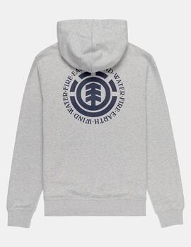 Sudadera Capucha ELEMENT SEAL BP - Mid Grey Heather