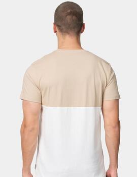 Camiseta LONSDALE SANDSCOVE - Sand/Off White/Black