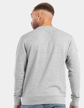 Sudadera Crew LONSDALE NOSS -Marl Grey/Navy