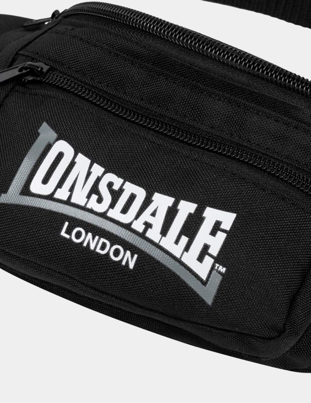 Riñonera LONSDALE HIP - Black/Grey