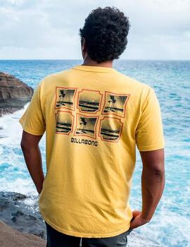 Camiseta BILLABONG REFLECTIONS - Citrus