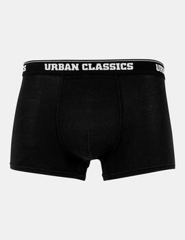 Bóxer URBAN CLASSICS ORGANIC 3 PACK - Black/Black/Black