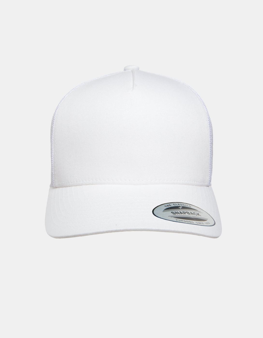 Gorra FLEXFIT 5-PANEL RETRO TRUCKER - White