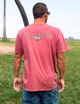 Camiseta BILLABONG CROSSBOARDS - Rose Dust