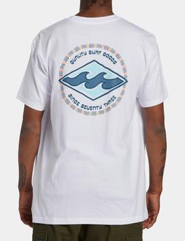 Camiseta BILLABONG ROTOR DIAMOND - White