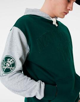 Sudadera NEW ERA Cap. MLB TEAM PATCH NEYYAN - Dark Green/H