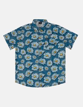 Camisa American Socks DAISIES - Blue