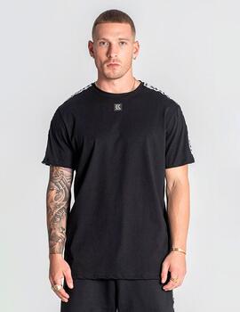 Camiseta GIANNI KAVANAGH MESSAGE - Negro