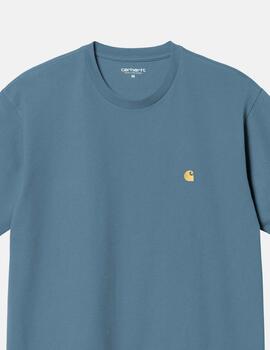 Camiseta CARHARTT CHASE  - Positano / Gold