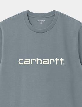 Camiseta CARHARTT SCRIPT - Dove Grey / Wax