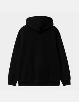 Sudadera W' HOODED CARHARTT - Black / White