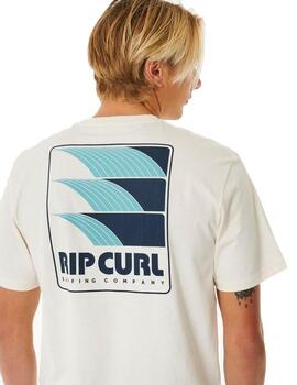 Camiseta RIP CURL SURF REVIVAL LINE UP - Bone