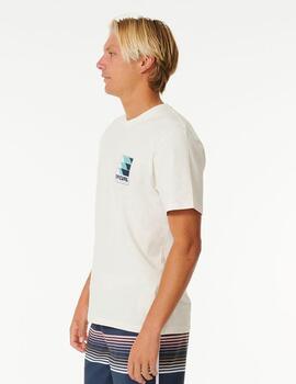 Camiseta RIP CURL SURF REVIVAL LINE UP - Bone