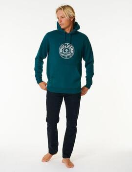 Sudadera CapuchaRIP CURL STAPLER - Blue Green