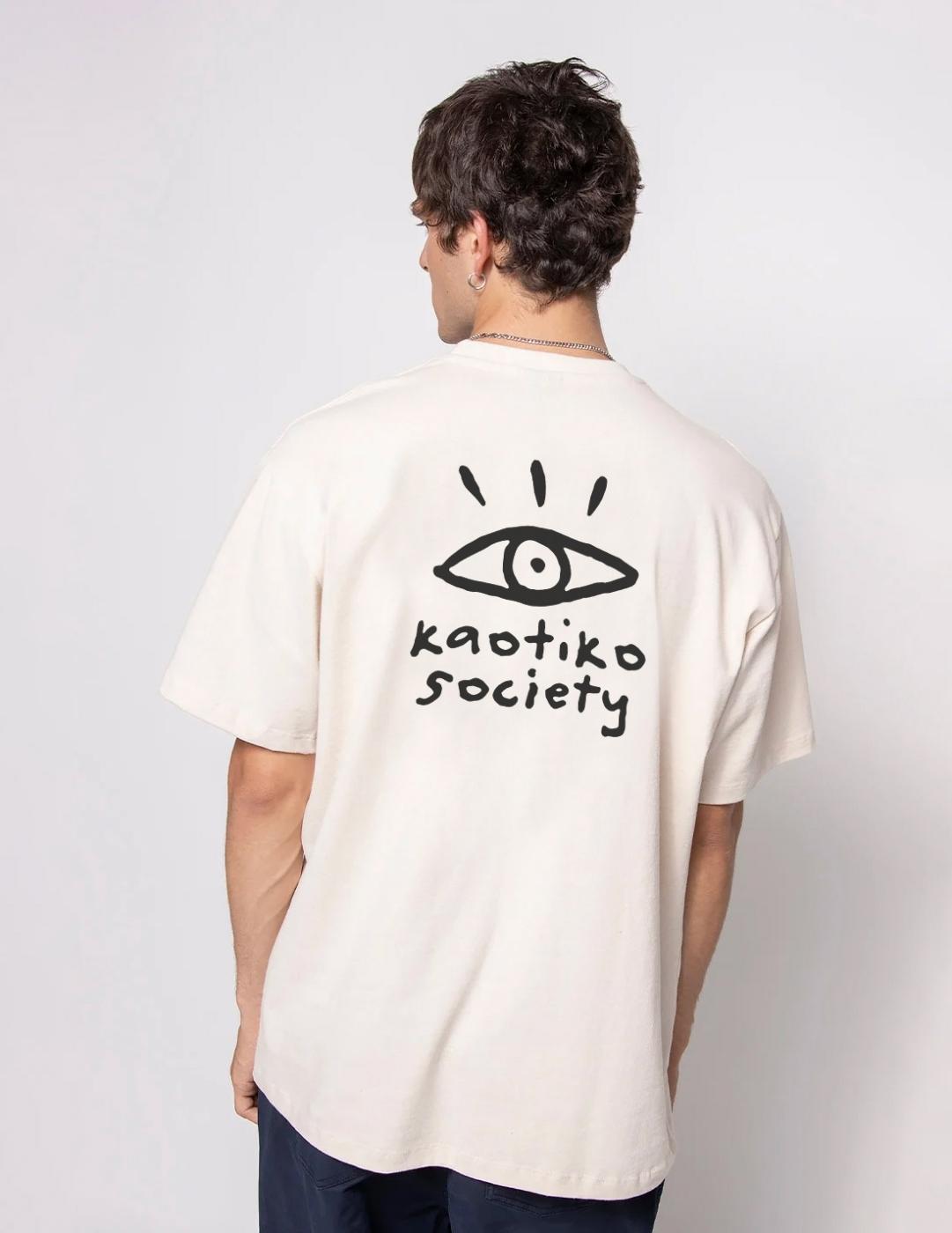 Camiseta KAOTIKO URBAN BOY EYE - Ivory