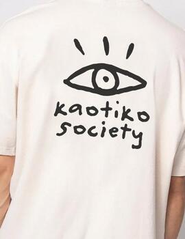 Camiseta KAOTIKO URBAN BOY EYE - Ivory