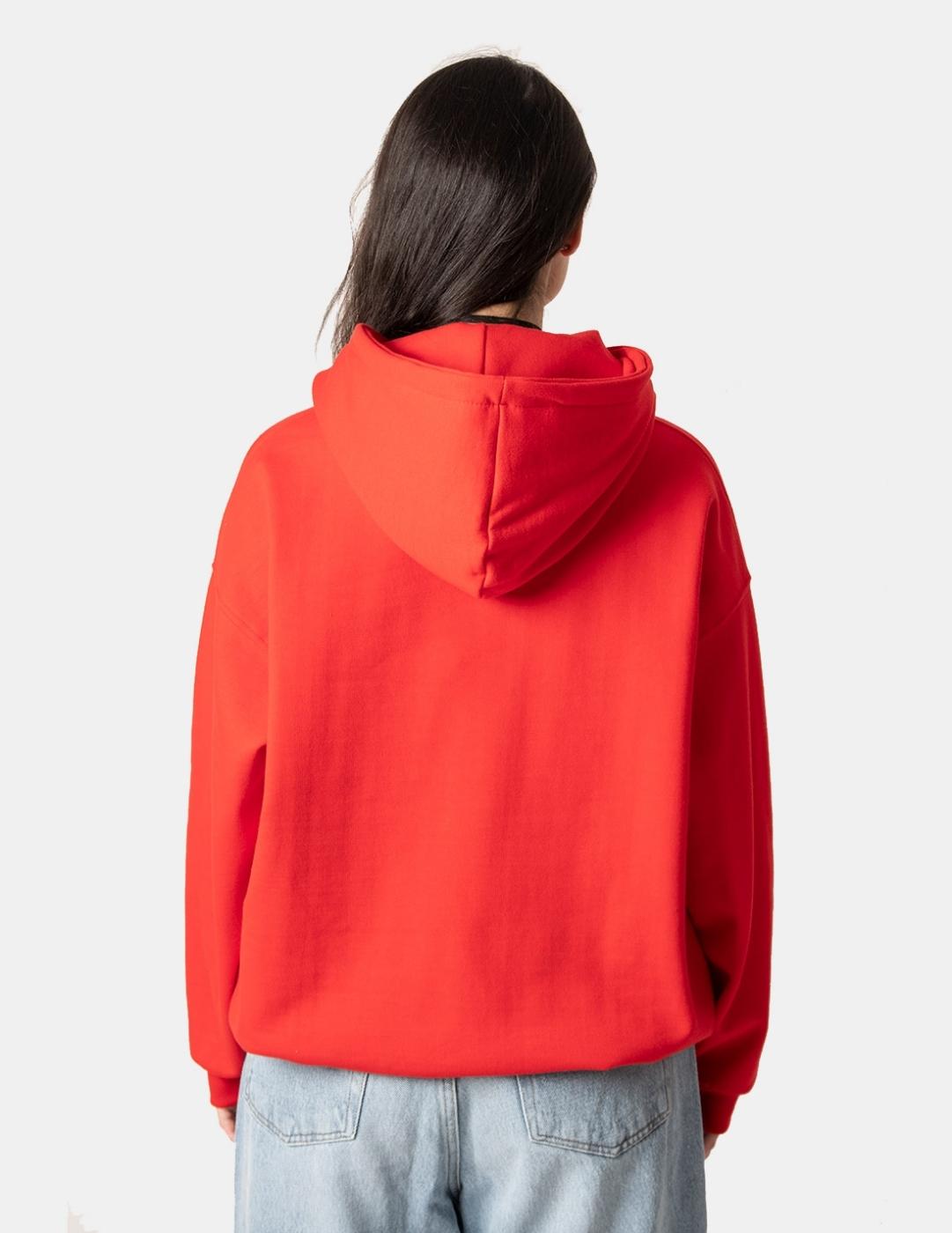 Sudadera Capucha KAOTIKO HEART HAND - Red