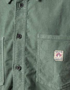 Camisa KAOTIKO CORDUROY MUSHROOM - Fresh Green