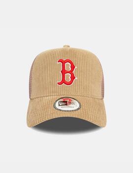 Gorra NEW ERA MLB CORD TRUCKER BOSRED- Med Beige