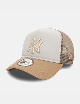 Gorra NEW ERA WORLD SERIES TRUCKER NEYYANCO - Med Beige