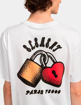 Camiseta ELEMENT LOVERS LOCK - Optic White