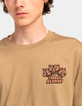 Camiseta ELEMENT BEAR WITH ME - Khaki