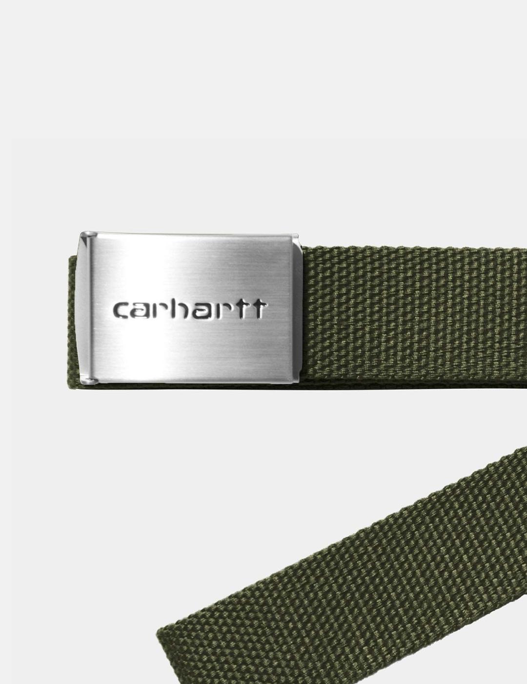 Cinturón CARHARTT CLIP CHROME - Office Green