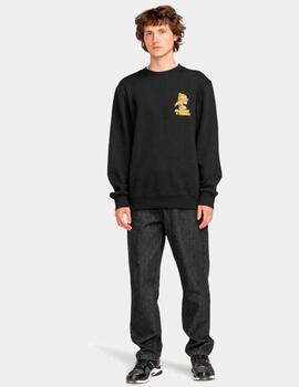 Sudadera Crew ELEMENT BIRDS EYE - Faded Black