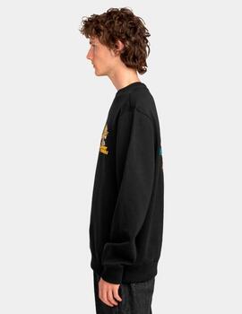 Sudadera Crew ELEMENT BIRDS EYE - Faded Black