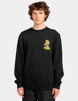 Sudadera Crew ELEMENT BIRDS EYE - Faded Black