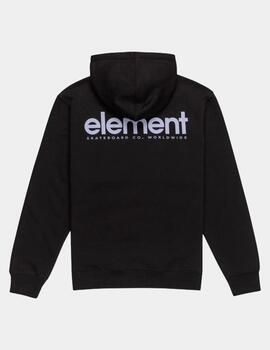 Sudadera Capucha ELEMENT SIMPLE LOGO - Faded Black