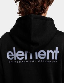 Sudadera Capucha ELEMENT SIMPLE LOGO - Faded Black